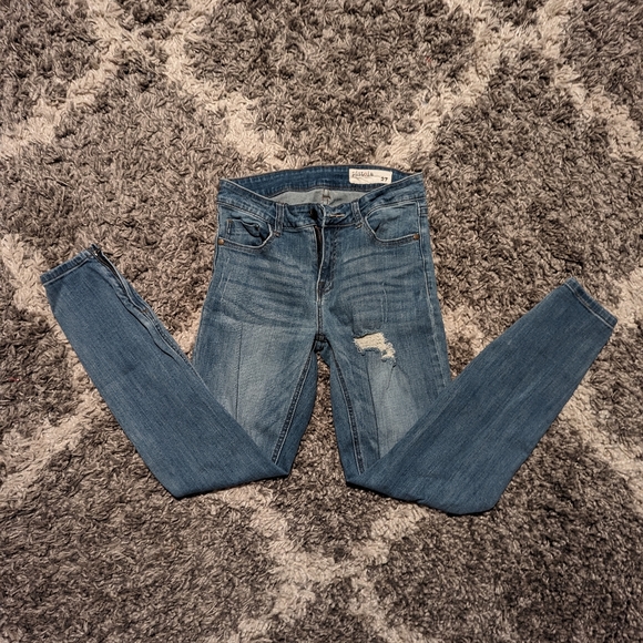 Mid Rise Skinny Jeans - Picture 2 of 2